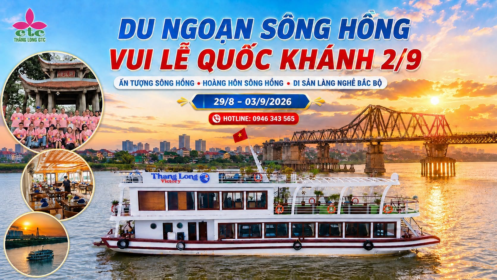 DU NGOẠN SÔNG HỒNG – VUI LỄ QUỐC KHÁNH 2/9